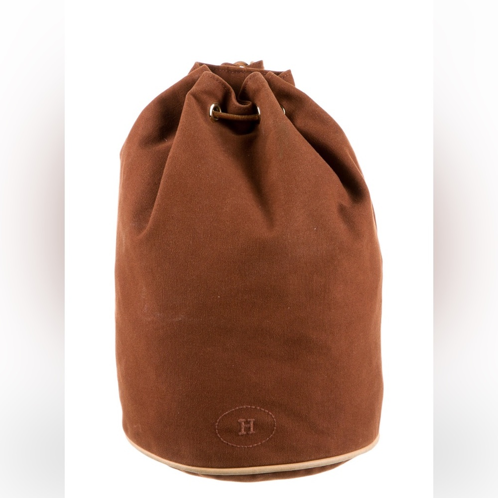 Hermès Toile Sac Polochon